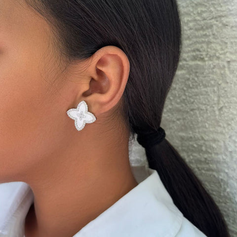 Statement Flower Stud