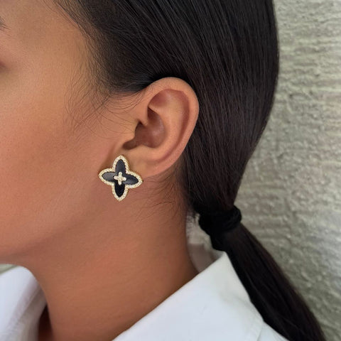 Statement Flower Stud