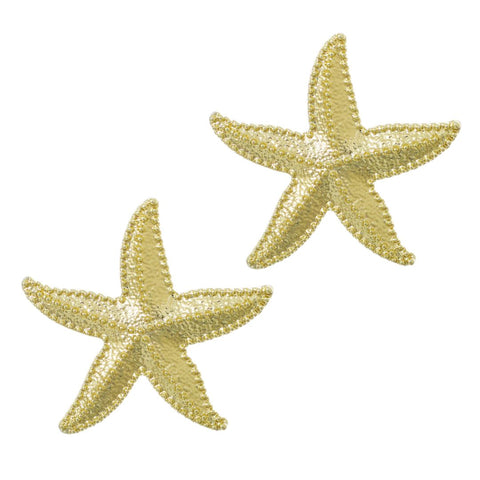 Gold Plated Oversized Shell Stud Earrings