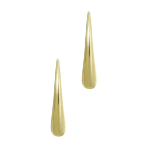 14k Gold Plated Tear Wire Drops with Stoppers