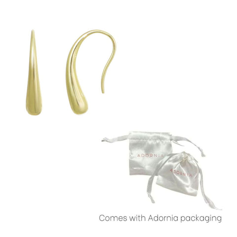 14k Gold Plated Tear Wire Drops with Stoppers
