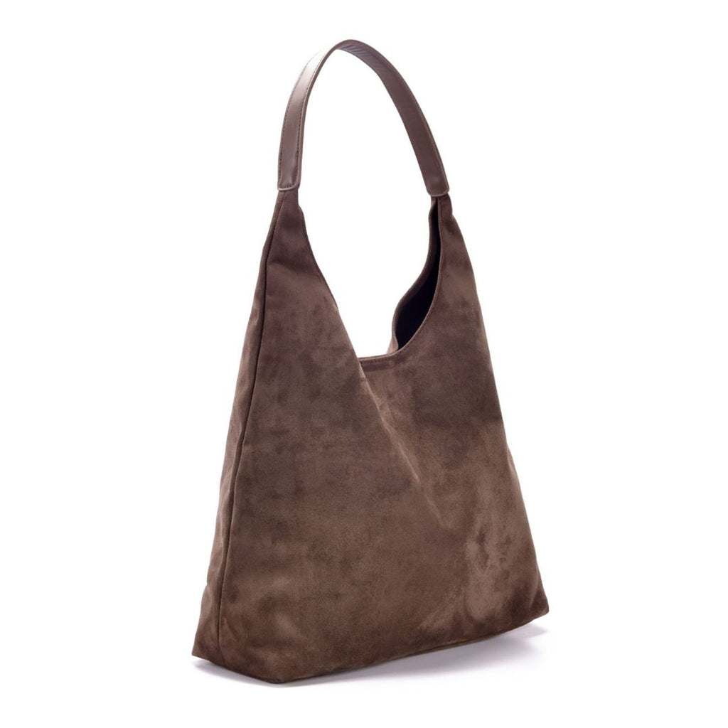 Dark Brown Slouchy Shoulder Bag