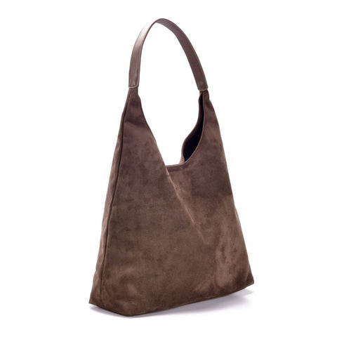 Dark Brown Slouchy Shoulder Bag