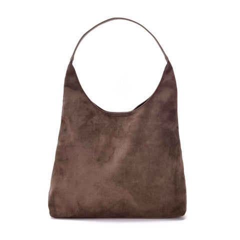 Dark Brown Slouchy Shoulder Bag