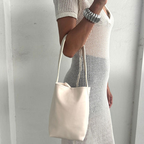 Ivory Bucket Bag