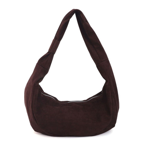 Dark Brown Moon Crossbody Bag