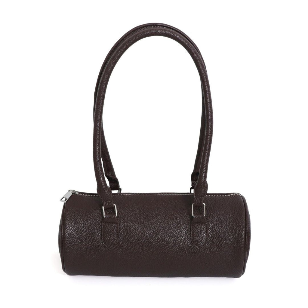 Brown Rounded Shoulder Bag