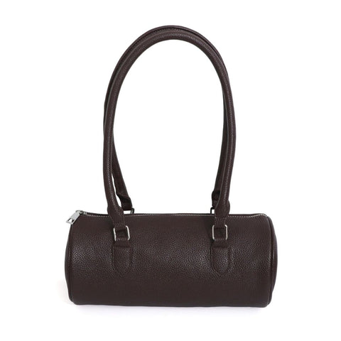 Brown Rounded Shoulder Bag