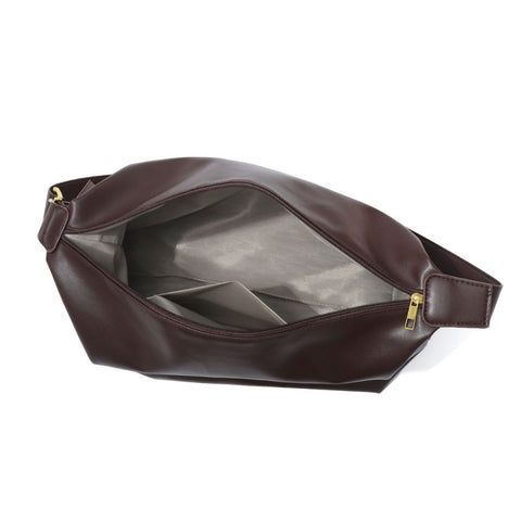 Dark Brown Adjustable Strap Shoulder Bag