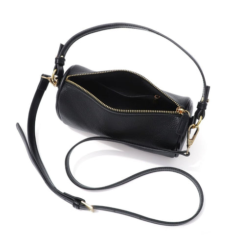 Black Cylinder 90's Bag