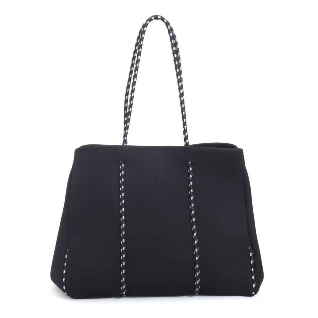 Black Neoprene Tote Bag