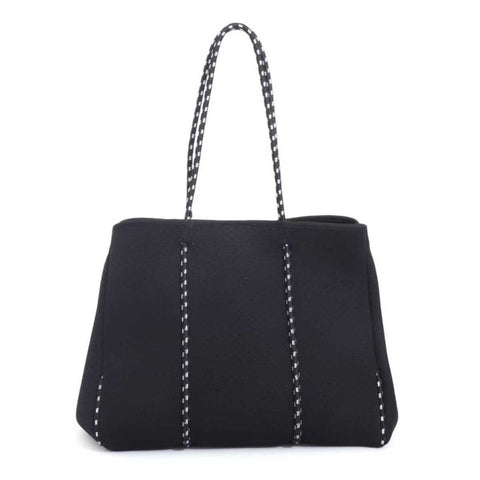 Black Neoprene Tote Bag