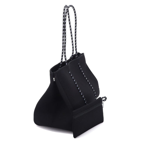 Black Neoprene Tote Bag