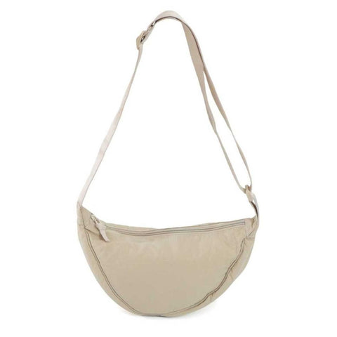 Cream Sporty Adjustable Moon Bag