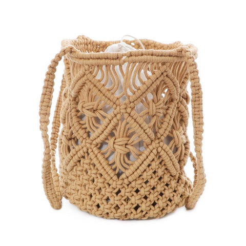 Natural Raffia Crochet Tote