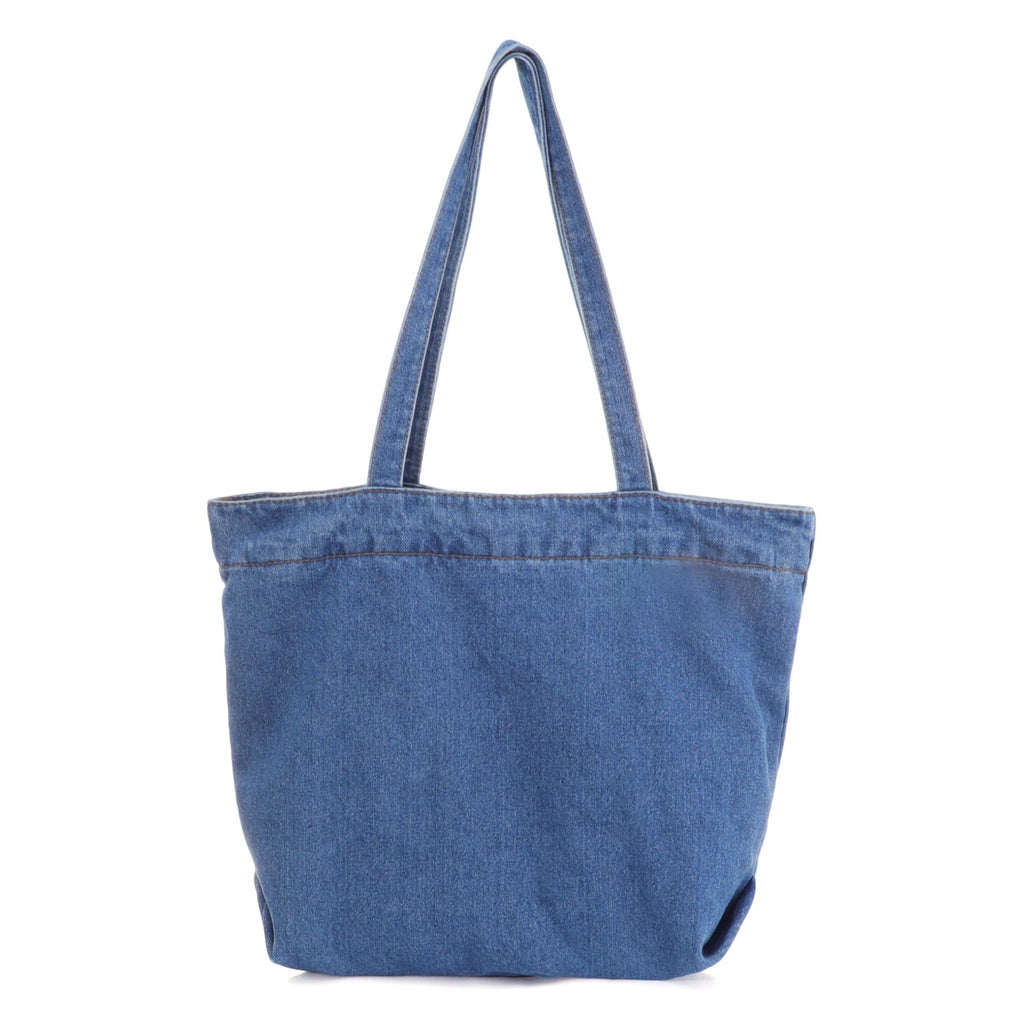 Large Denim Tote Bag
