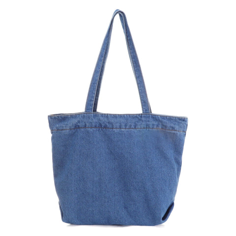 Large Denim Tote Bag