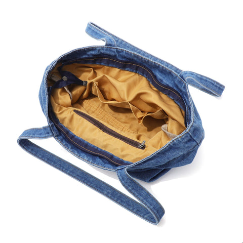 Large Denim Tote Bag