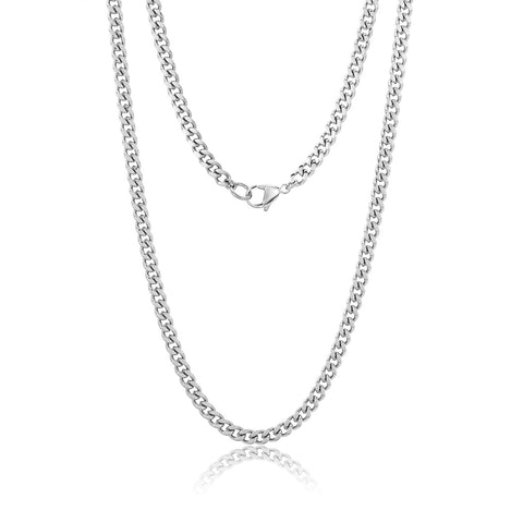 Men's Tarnish Resistant 14k Gold Plated 24" 5mm Cuban Curb Chain