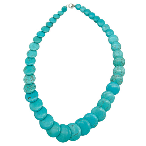 Scalloped Turquoise Necklace