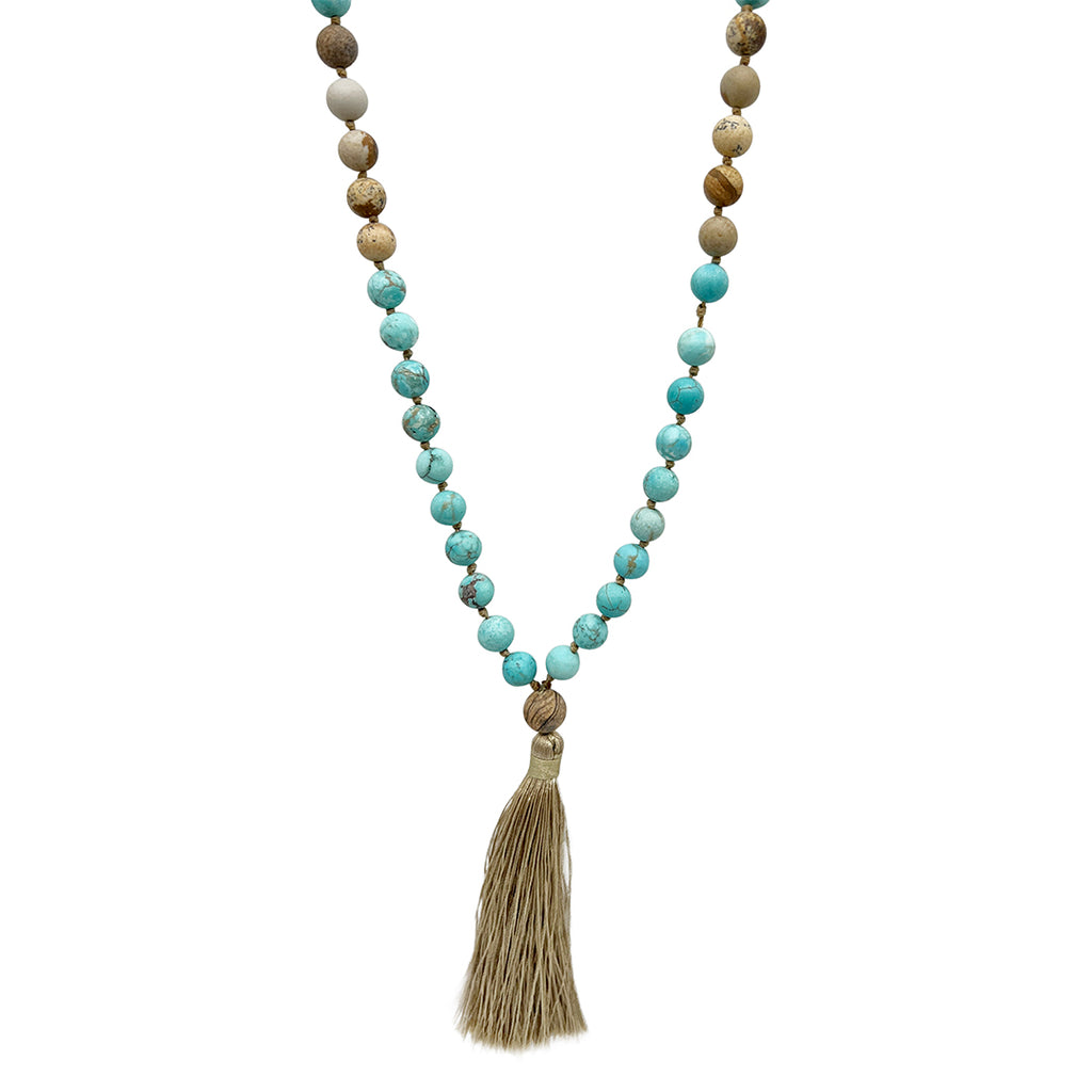 Handmade Long Necklace Boho Colorful Tassel Crystal Beaded - Temu