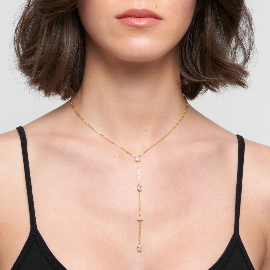 Adornia love lariat necklace clearance