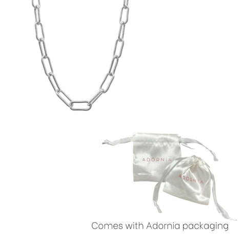 Tarnish Resistant Wide Chunky Paper Clip Chain