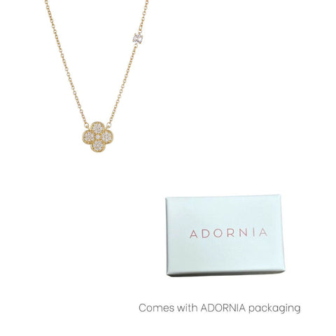 CZ Clover Necklace