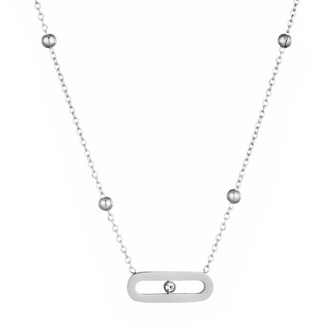 Tarnish Resistant Bar Necklace