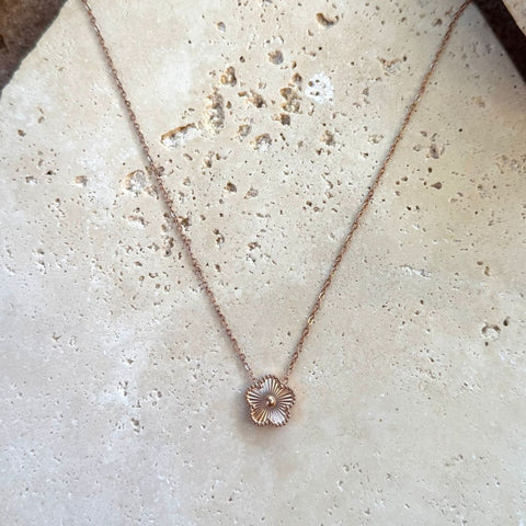 Tarnish Resistant 5-Leaf Clover Pendant Necklace