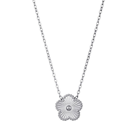 Tarnish Resistant 5-Leaf Clover Pendant Necklace
