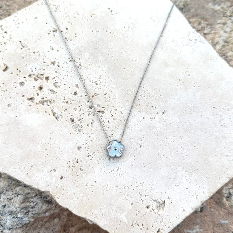Tarnish Resistant 5-Leaf Clover Pendant Necklace