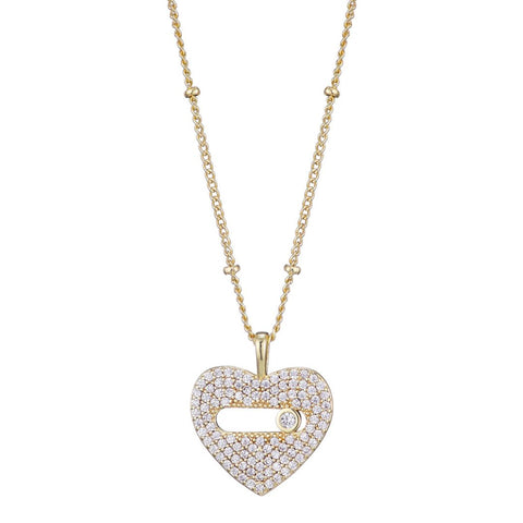 CZ Heart Necklace