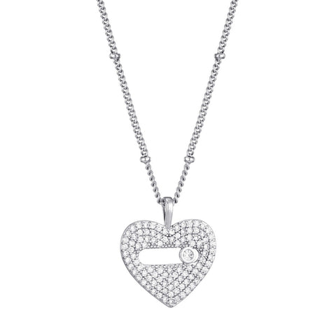 CZ Heart Necklace