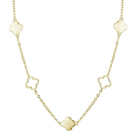Clover Station Necklace
