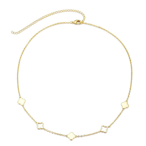 Clover Station Necklace