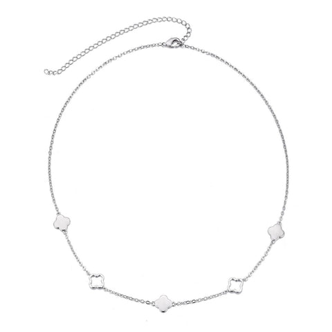 Clover Station Necklace