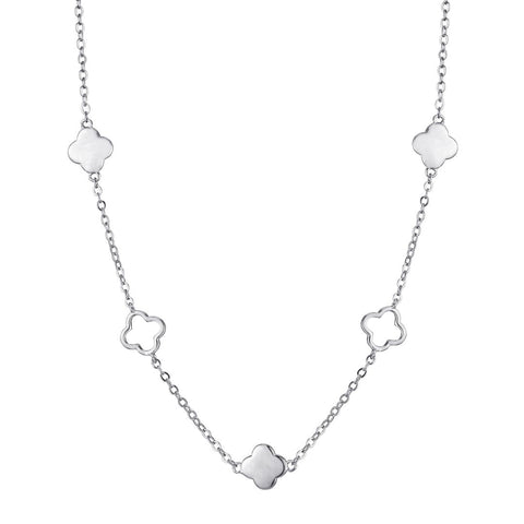 Clover Station Necklace