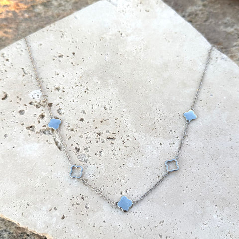 Clover Station Necklace