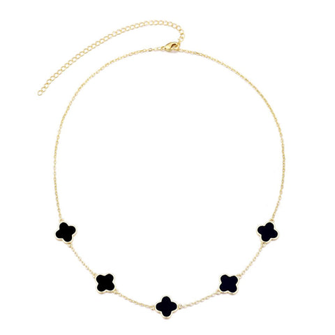 Black Clover Station Necklace