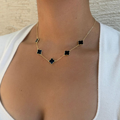 Black Clover Station Necklace