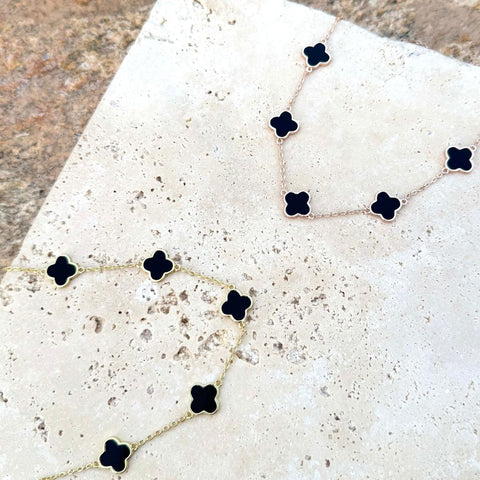 Black Clover Station Necklace