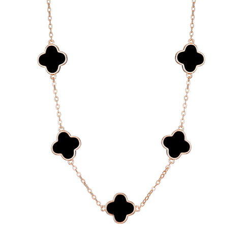 Black Clover Station Necklace