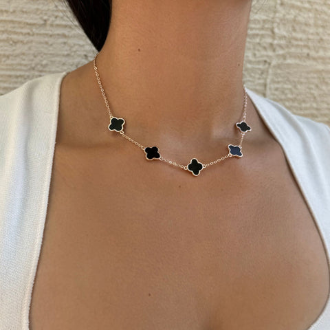 Black Clover Station Necklace