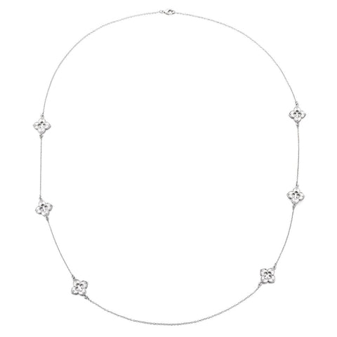 36" Clover Station Necklace