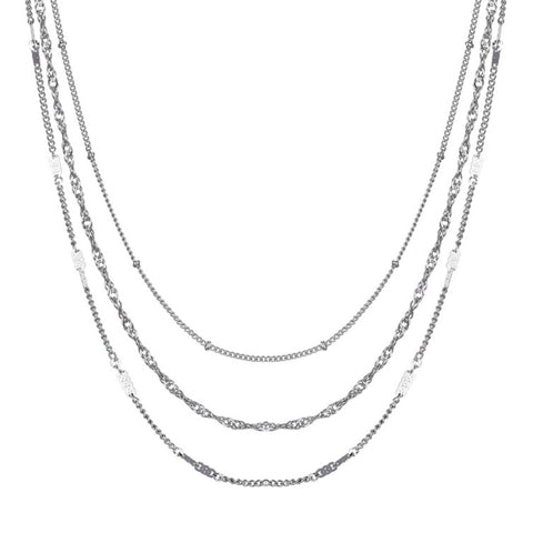 3-Chain Necklace Set