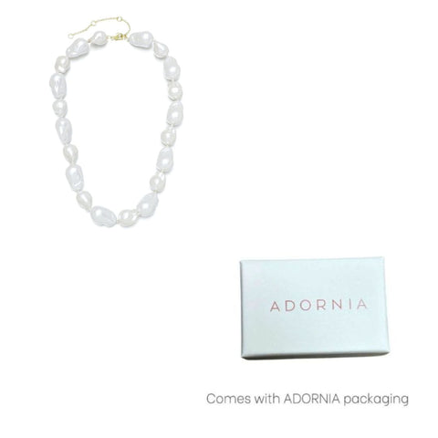 Chunky Faux Pearl Necklace