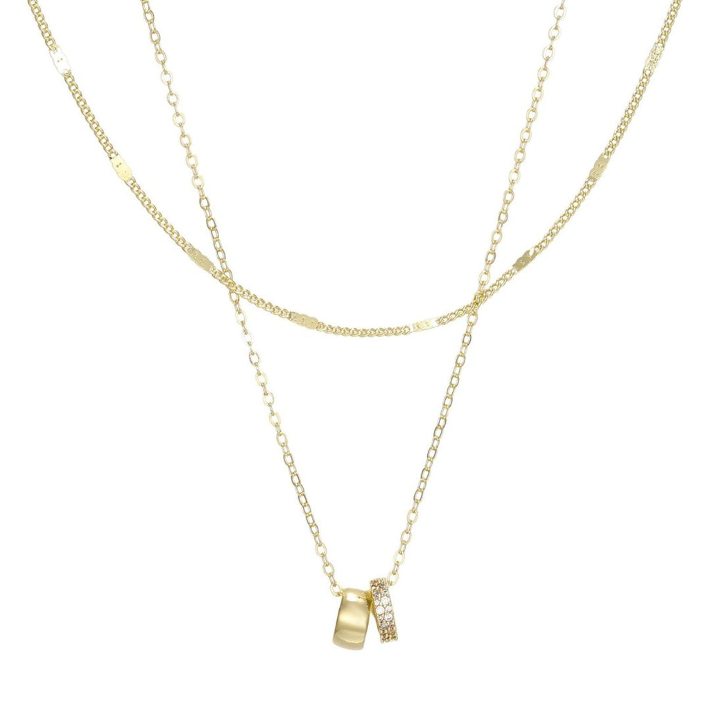 14k Gold Plated Set of 2 Necklaces