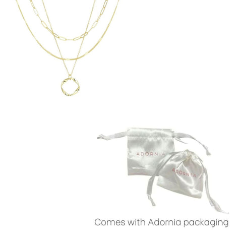 14k Gold Plated Set of 3 Necklaces