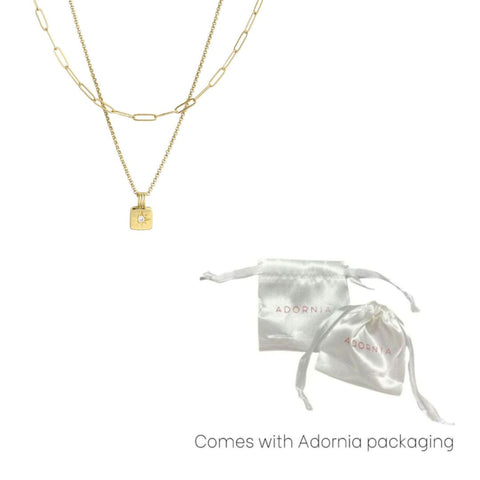 14k Gold Plated Set of 2 Necklaces